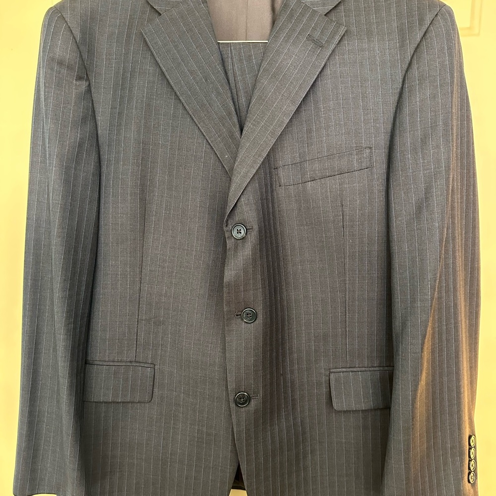 Austin Reed Gray Pinstripe Suit